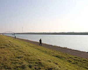 Uitzicht op het water nabij Vakantiehuisje in Vlake, Zuid-Beveland.