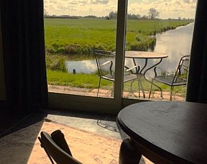 Prachtig uitzicht op de natuur vanuit Huisje in Stolwijk, vakantiehuis in Alblasserwaard, Zuid-Holland.