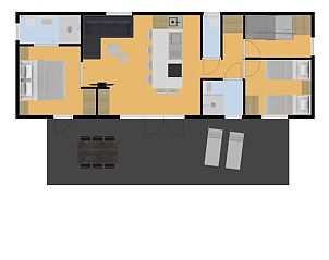 Karte von Mobil home Seagull, bersicht ber die Anlage in Ouddorp, Goeree-Overflakkee.