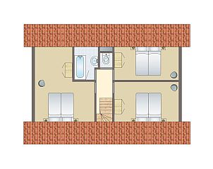 Unterkunft 6601167 - Bungalow Goeree-Overflakkee - Strand Resort Ouddorp Duin | 8-persoons villa - Klepperduin 