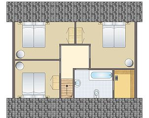 Verblijf 6601195 - Bungalow Goeree-Overflakkee - Strand Resort Ouddorp Duin | 8-persoons villa - Kijkduin | 8