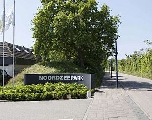 Ingang van Noordzeepark, de locatie van Vakantiehuis De Zandwal in Ouddorp, Goeree-Overflakkee, Zuid-Holland.