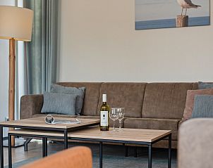 Plattegrond van begane grond in Strand Resort Ouddorp Duin, 10-persoons villa in Ouddorp.