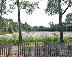 Blick auf die grne Umgebung von der Vakantiewoning De Toekomst 126 Beachgarden in Ouddorp, Sdholland.