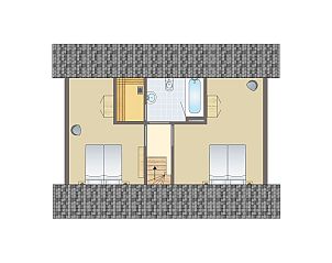 Strand Resort Ouddorp Duin Villa in Ouddorp, Sdholland, umgeben von Dnen und Natur. Perfektes Ferienhaus fr sechs Personen.