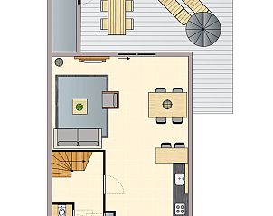 Strand Resort Ouddorp Duin Villa in Ouddorp mit moderner Architektur und natrlicher Umgebung.