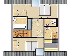 Entspannende Sauna in der 4-Bett-Villa im Strand Resort Ouddorp Duin, Sdholland.