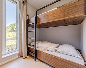 Plan der 2-4-Bett-Wohnung 2-4C, Ouddorp, Goeree-Overflakkee, mit Raumaufteilung und Ausstattung.