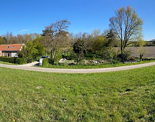 Panoramablick auf das Ferienhaus in Goedereede und Umgebung, Goeree-Overflakkee.