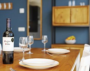 Plattegrond van de bovenverdieping in De Reeuwijkse Plassen vakantiehuis, met indeling van kamers.