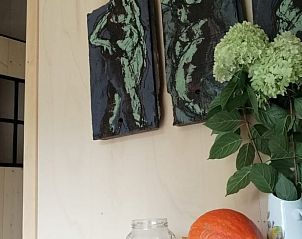 Kunstzinnige decoratie in Vakantiehuisje in Aarlanderveen, Groene Hart, Zuid-Holland.