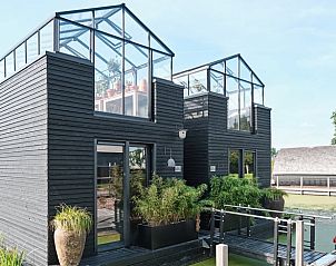 Vakantiehuis Huisje in Boskoop, gelegen in het Groene Hart, Zuid-Holland, met glazen serre.