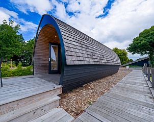 Unieke architectuur van Huisje in Boskoop, vakantiehuis in Boskoop, Zuid-Holland.