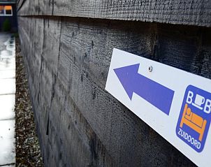 Wegwijzer naar Vakantiehuisje in Zuidland, gelegen in Voorne Putten, Zuid-Holland.