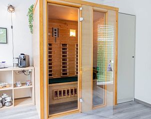 Priv sauna in Huisje in Overasselt, vakantiehuis in het Rijk van Nijmegen, Gelderland.